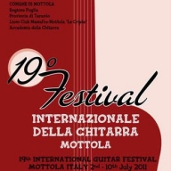 
		  19 FESTIVAL INTERNACIONAL DE GUITARRA - MOTTOLA (ITALIA)
